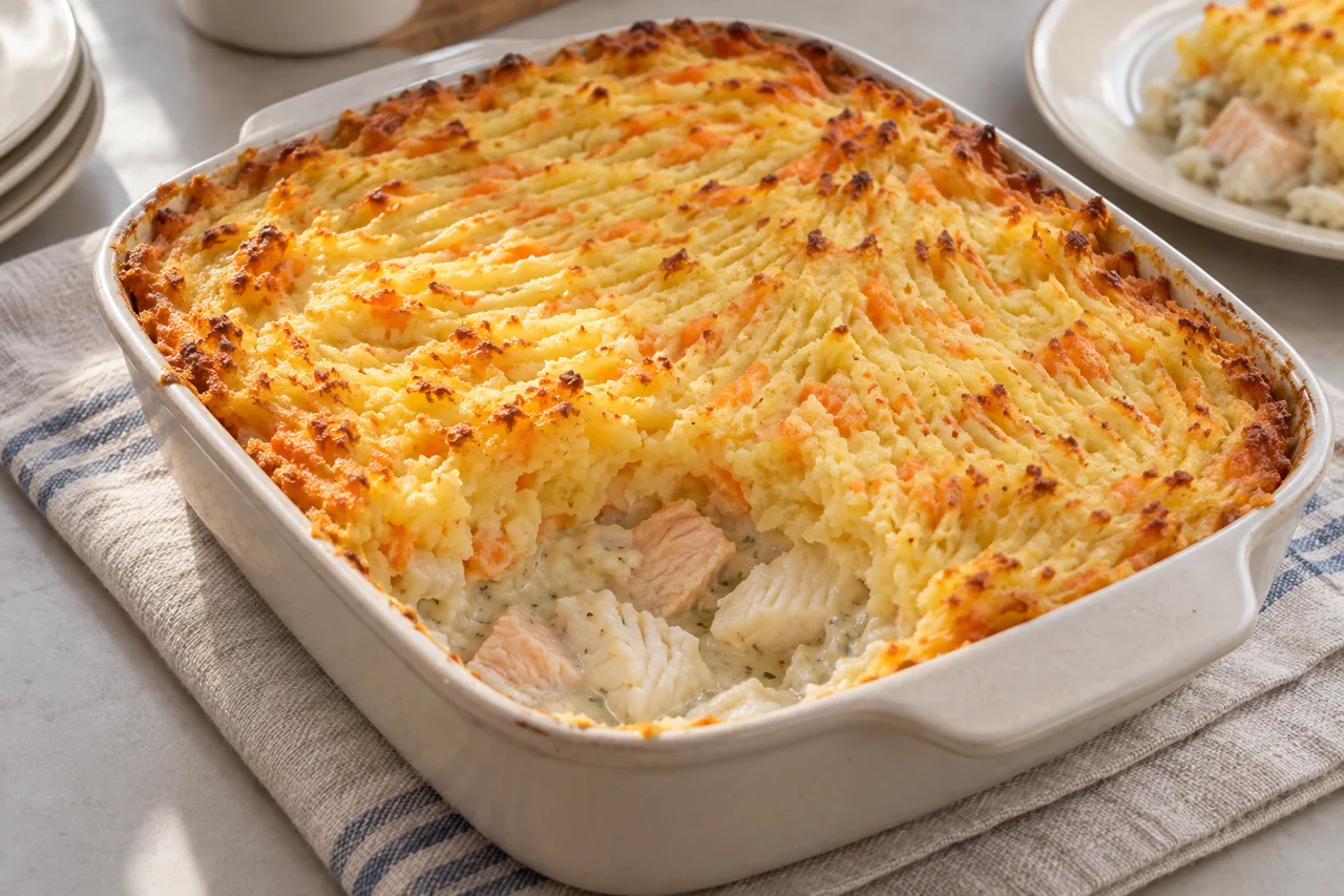 Classic Fish & Vegetable Pie