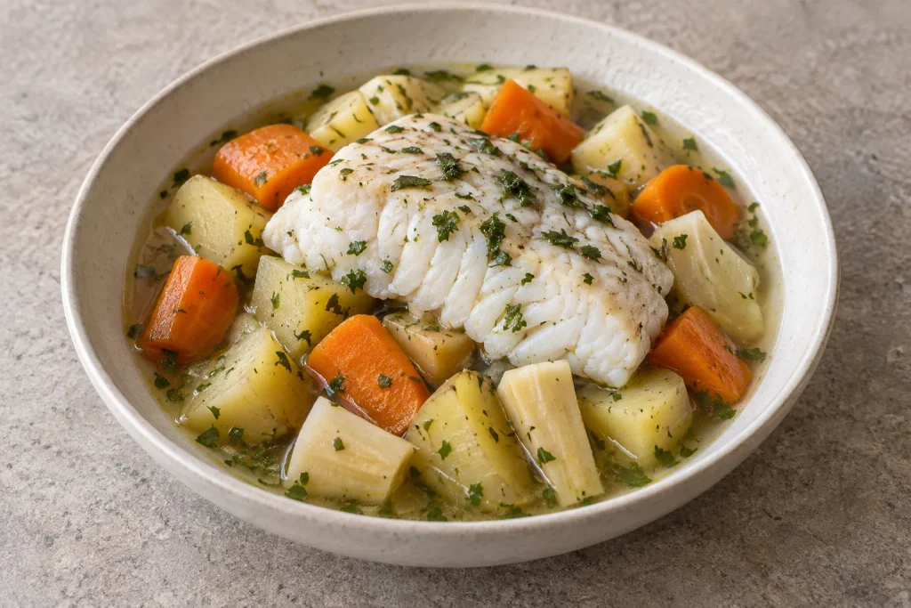 Cod & Root Veg One-Pot