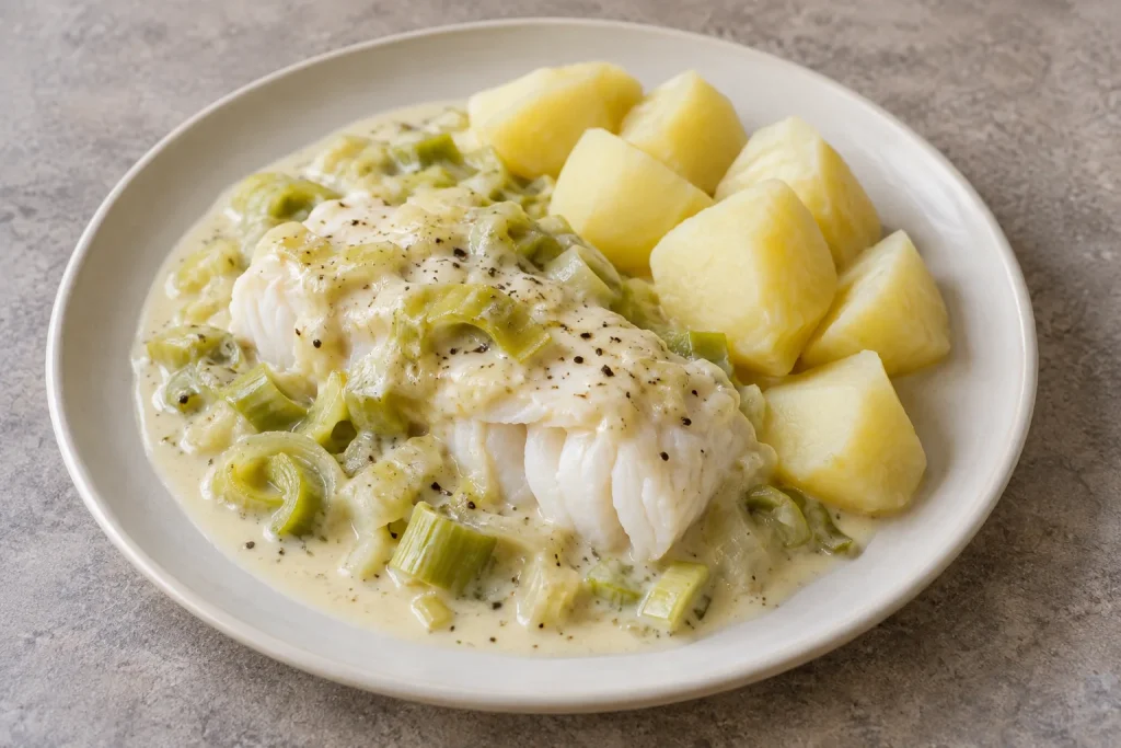 Creamy Leek & Cod Stovetop