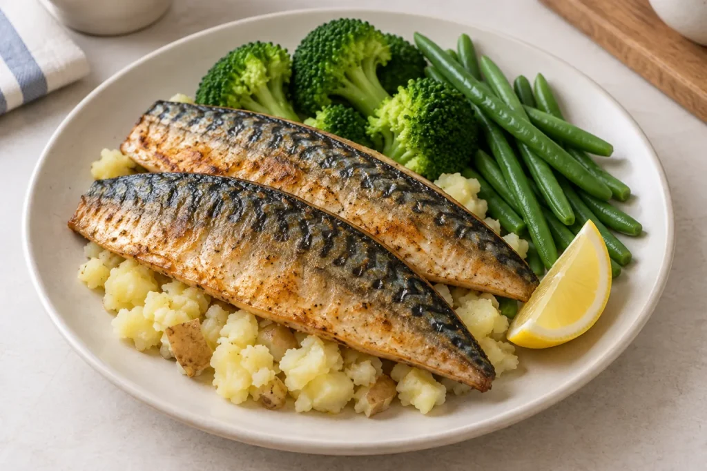 Mackerel & Crushed Potatoes